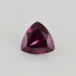 Natural 6x6x3.7mm Faceted Trillion Rhodolite Garnet