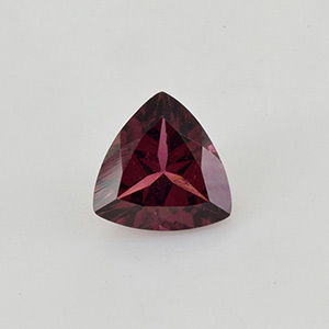 Natural 6x6x3.6mm Faceted Trillion Rhodolite Garnet