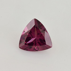 Natural 6x6x3.5mm Faceted Trillion Rhodolite Garnet