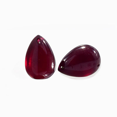 Natural 11.8x8x8mm Cabochon Drop Ruby