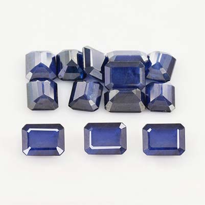 Natural 8x6x3.2mm Faceted Octagon Sapphire