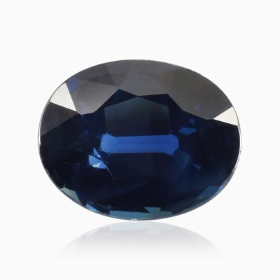 Natural 6.60x8.80x4mm Faceted Oval Sapphire