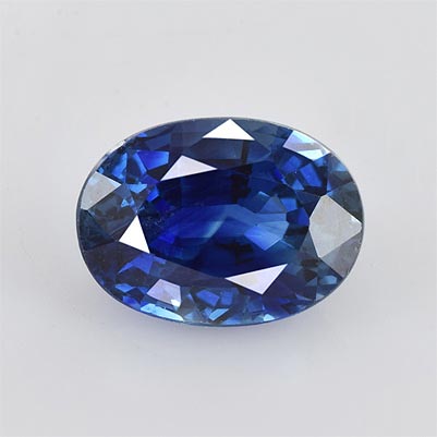 Natural 7.2x5.2x3.9mm Faceted Oval Sapphire