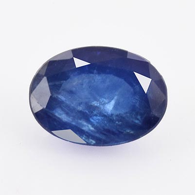 Natural 7x5.1x3.4mm Faceted Oval Sapphire