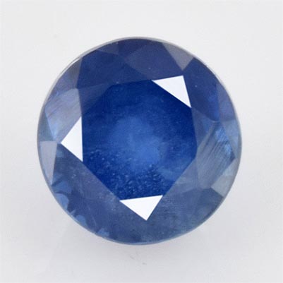 Natural 5x5x3.6mm Faceted Round Sapphire