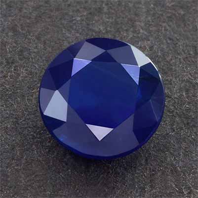 Natural 6x6x3.10mm Faceted Round Sapphire