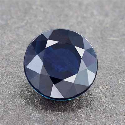 Natural 4.7x4.7x3mm Faceted Round Sapphire