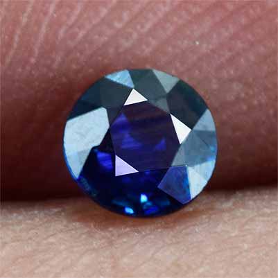 Natural 4.10x4.10x1.8mm Faceted Round Sapphire