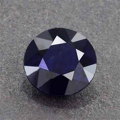 Natural 5.8x5.8x2.9mm Faceted Round Sapphire