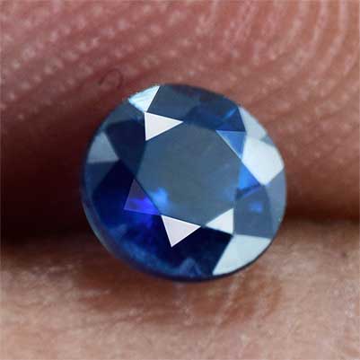 Natural 4.10x4.10x3mm Faceted Round Sapphire