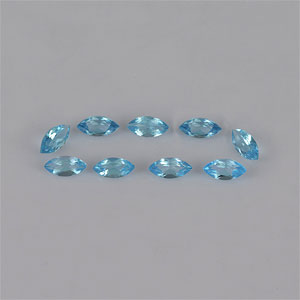 Natural 5x2.5x1.8mm Faceted Marquise Topaz