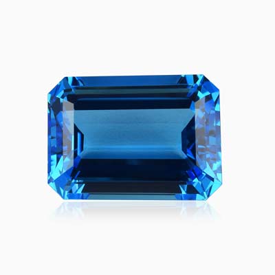 Natural 16.30x23x11mm Faceted Octagon Topaz