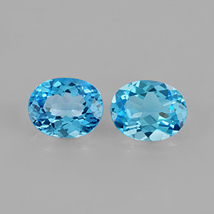 Natural 11x9x5.5mm Faceted Oval Topaz