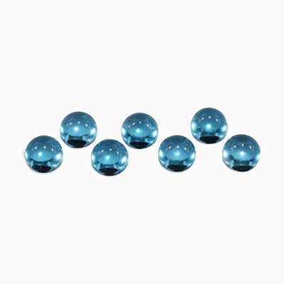 Natural 5x5x3.2mm Cabochon Round Topaz