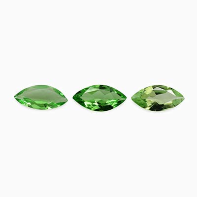 Natural 7x3.5x2mm Faceted Marquise Tsavorite Garnet