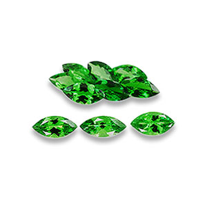 Natural 6x3x2mm Faceted Marquise Tsavorite Garnet