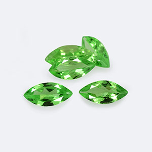 Natural 6x3x1.7mm Faceted Marquise Tsavorite Garnet