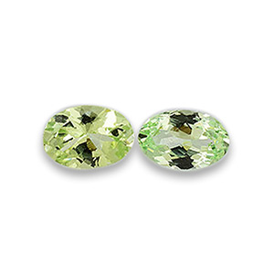 Natural 6x4x2.6mm Faceted Oval Tsavorite Garnet