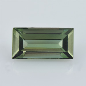 Natural 8x4x3.6mm Faceted Baguette Tourmaline