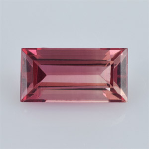 Natural 8x4x3.3mm Faceted Baguette Tourmaline