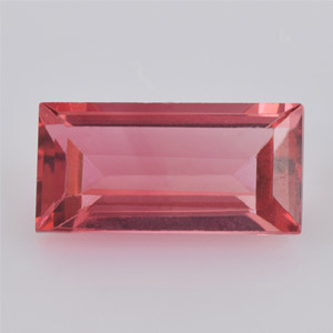 Natural 8x4x2.9mm Faceted Baguette Tourmaline