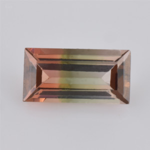 Natural 8x4x2.9mm Faceted Baguette Tourmaline