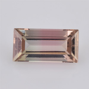 Natural 8x4x3.5mm Faceted Baguette Tourmaline