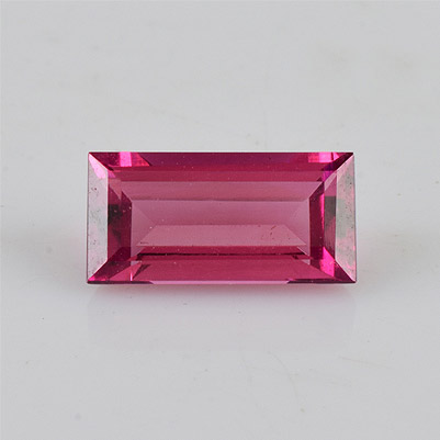 Natural 8x4x3mm Faceted Baguette Tourmaline