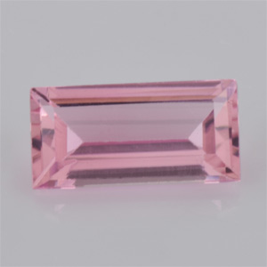 Natural 8x4x2.6mm Faceted Baguette Tourmaline