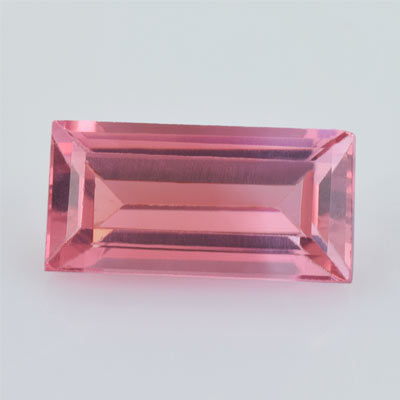 Natural 8x4x3mm Faceted Baguette Tourmaline