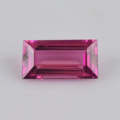 Natural 8x4x2.9mm Faceted Baguette Tourmaline