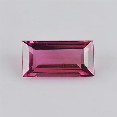 Natural 8x4x2.7mm Faceted Baguette Tourmaline