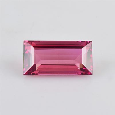 Natural 8x4x2.9mm Faceted Baguette Tourmaline