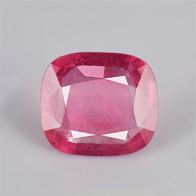 Natural 15.10x16.85x7.2mm Faceted Cushion Tourmaline