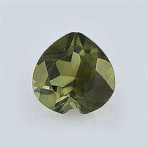 Natural 5x5x3.30mm Faceted Heart Tourmaline