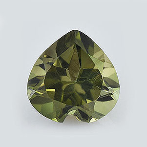 Natural 5x5x3.5mm Faceted Heart Tourmaline