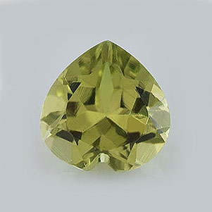 Natural 5x5x3.3mm Faceted Heart Tourmaline