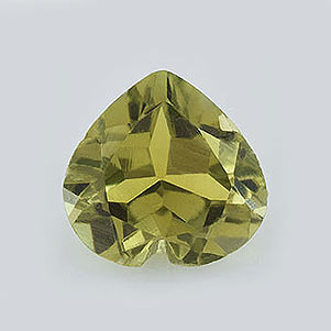 Natural 5x5x2.9mm Faceted Heart Tourmaline