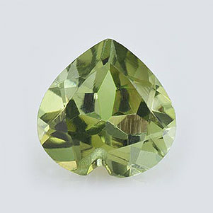 Natural 5x5x3.30mm Faceted Heart Tourmaline