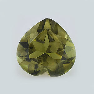 Natural 5x5x3.10mm Faceted Heart Tourmaline