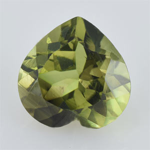 Natural 6x6x3.9mm Faceted Heart Tourmaline