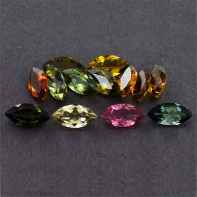 Natural 10x5x3mm Faceted Marquise Tourmaline