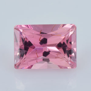 Natural 7x5x3.9mm Faceted Octagon Tourmaline