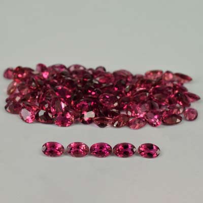 Natural 4x6mm Faceted Oval Tourmaline