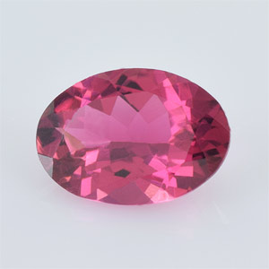 Natural 7x5x2.9mm Faceted Oval Tourmaline