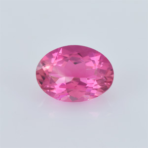 Natural 7x5x3.4mm Faceted Oval Tourmaline