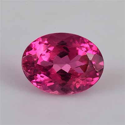 Natural 8x6x4.5mm Faceted Oval Tourmaline