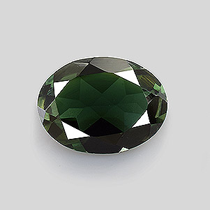 Natural 8.3x6x3.2mm Faceted Oval Tourmaline