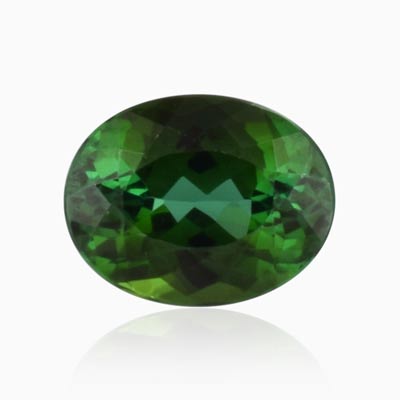 Natural 9x11.60x6.10mm Faceted Oval Tourmaline