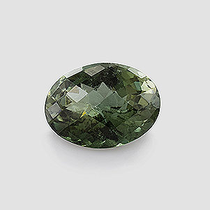 Natural 11x8x5.9mm Checker Oval Tourmaline